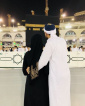 Muslim Couple Besides Kabah.